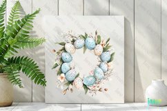 Easter Egg Wreath Clipart Product Image 3