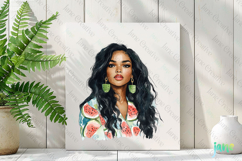 Summer Girl Clipart Product Image 3