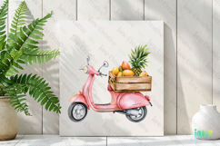 Summer Motorbike Clipart Product Image 3