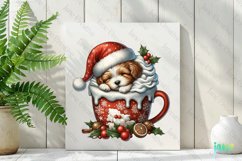 Christmas Mug Dog Clipart Product Image 2