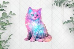 Halloween Pastel Cat Sublimation Clipart Product Image 1