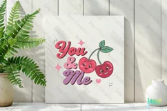 You & Me Valentine Cherry PNG Clipart Product Image 2