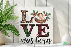 Love Was Born Christmas PNG Clipart Product Image 2
