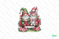 Valentine Gnome Couple Sublimation Product Image 1