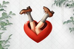 I'm Stuck in Your Heart Clipart Product Image 1