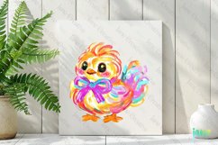 Brushstroke Easter Chick Clipart Product Image 3