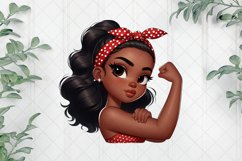 Strong African Girls With Polkadots Headband Product Image 1