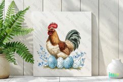 Easter Rooster Clipart Product Image 3