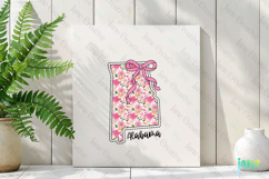 Alabama Floral Coquette PNG - 50 States Design Product Image 2