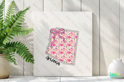 Arizona Floral Coquette PNG - 50 States Design Product Image 3