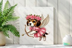 Beagle Dogs Cupid Valentine’s Day Sublimation Product Image 2