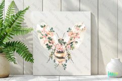 Spring Floral Bee Clipart Product Image 3