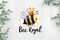 Bee Royal Sublimation Clipart Product Image 1