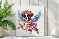 Boxer Dogs Cupid Valentine’s Day Sublimation Product Image 2