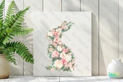 Spring Floral Bunny Clipart Product Image 3
