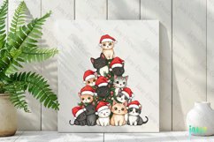 Cats Christmas Sublimation Clipart Product Image 2