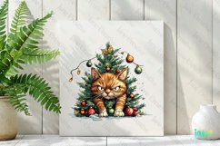 Cats Christmas Sublimation Clipart Product Image 2