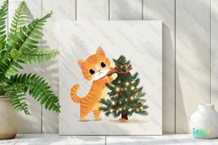 Cats Christmas Sublimation Clipart Product Image 2