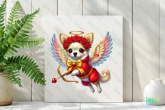 Chihuahua Dogs Cupid Valentine’s Day Sublimation Product Image 2