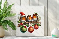 Christmas Birds Sublimation Clipart Product Image 2