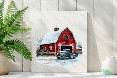 Christmas Farm Sublimation Clipart Product Image 2