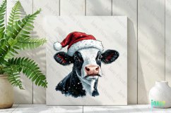 Cow Christmas Farm Sublimation Clipart Product Image 2