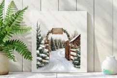 Christmas Farm Sublimation Clipart Product Image 2