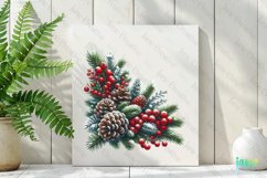 Christmas Garlands Sublimation Clipart Product Image 2