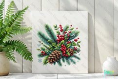 Christmas Garlands Sublimation Clipart Product Image 2