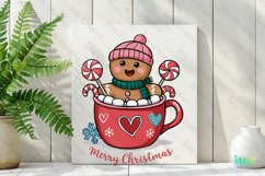Merry Christmas Gingerbread Sublimation Product Image 2