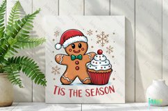 Tis The Season Christmas Gingerbread Sublimation Product Image 2
