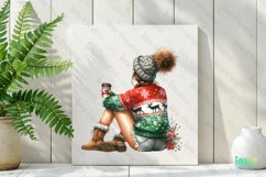 Christmas Girl Sublimation Clipart Product Image 2