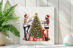 Christmas Girl Sublimation Clipart Product Image 2