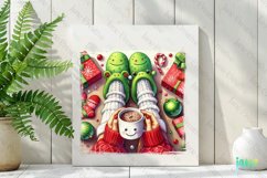 Christmas Girl Sublimation Clipart Product Image 2