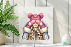 Christmas Girl Sublimation Clipart Product Image 2