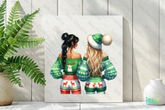 Christmas Girl Sublimation Clipart Product Image 2