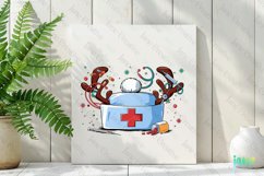 Christmas Nurse Sublimation Clipart Product Image 2
