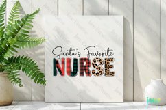Christmas Nurse Sublimation Clipart Product Image 2