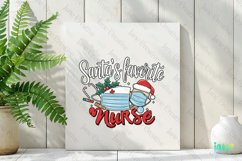 Christmas Nurse Sublimation Clipart Product Image 2