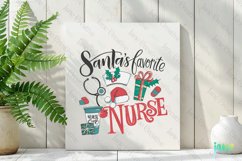 Christmas Nurse Sublimation Clipart Product Image 2