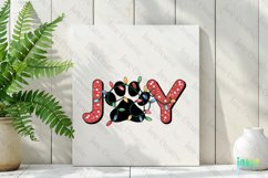 Joy Christmas Paws Sublimation Clipart Product Image 2