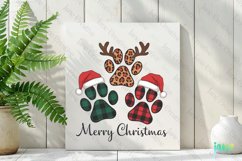 Merry Christmas Paws Sublimation Clipart Product Image 2