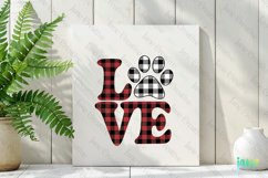 Love Christmas Paws Sublimation Clipart Product Image 2
