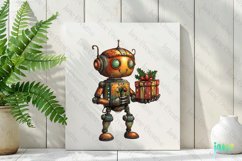 Christmas Robot Sublimation Clipart Product Image 2