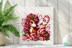 Christmas Unicorn Clipart Sublimation Product Image 3