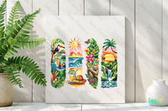 Costa Rica Brushstroke PNG Product Image 3