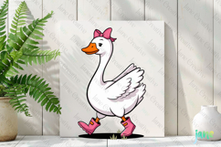 Cute Goose PNG Clipart Product Image 2