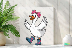 Cute Goose PNG Clipart Product Image 2
