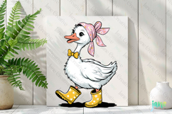 Cute Goose PNG Clipart Product Image 2
