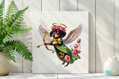 Dachshund Dogs Cupid Valentine’s Day Sublimation Product Image 2